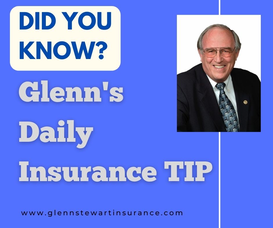 Glenns Daily Insurance Tip